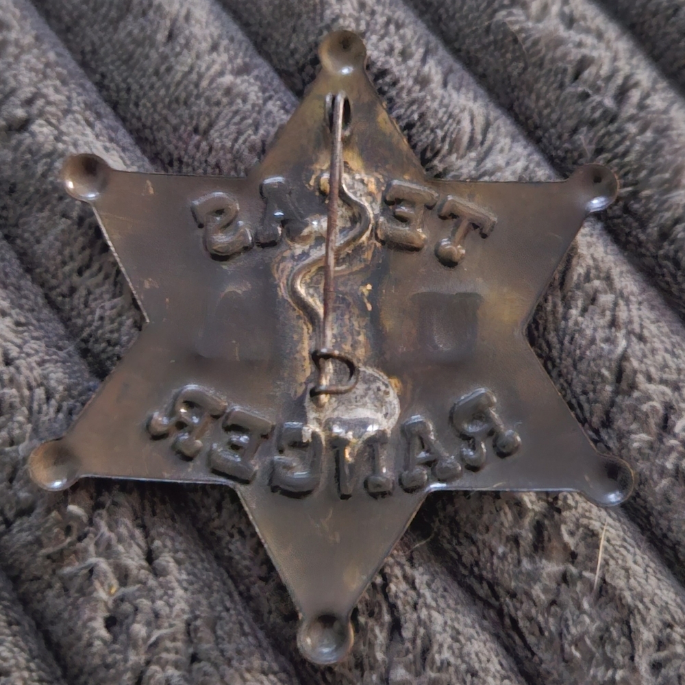 Gold Texas Ranger Badge - Picture 2 of 2